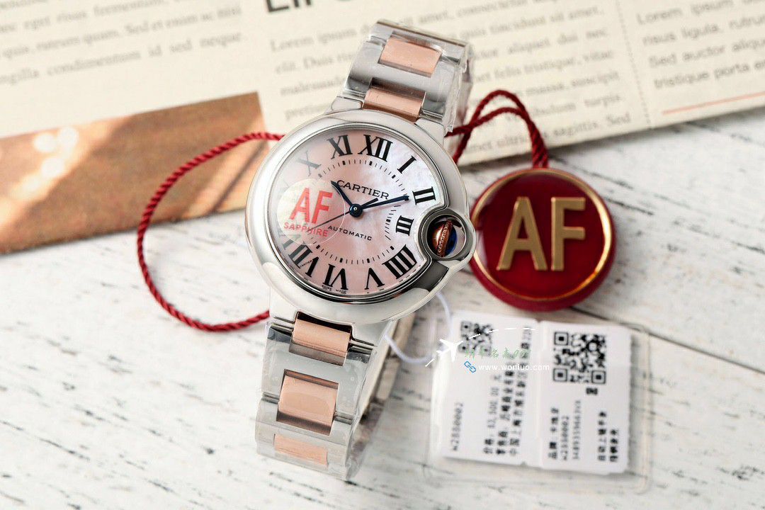 AF Cartier blue balloons 33  mm 性价比NH05 movement  / K352