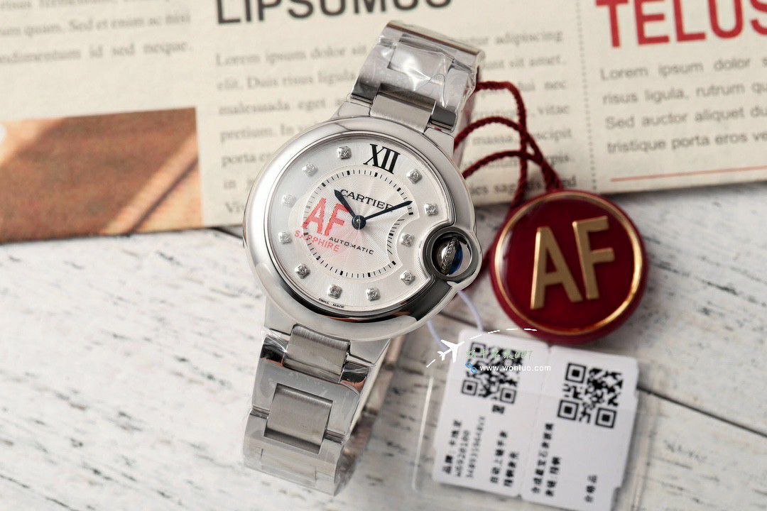 AF Cartier blue balloons 33  mm 性价比NH05 movement  / K352