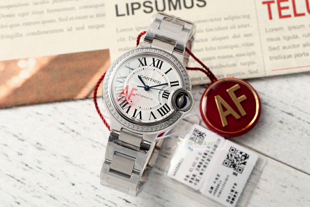 AF Cartier blue balloons 33  mm 性价比NH05 movement  / K352