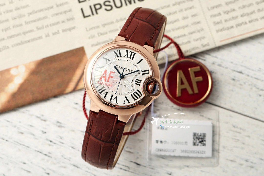 AF Cartier blue balloons 33  mm 性价比NH05 movement  / K352