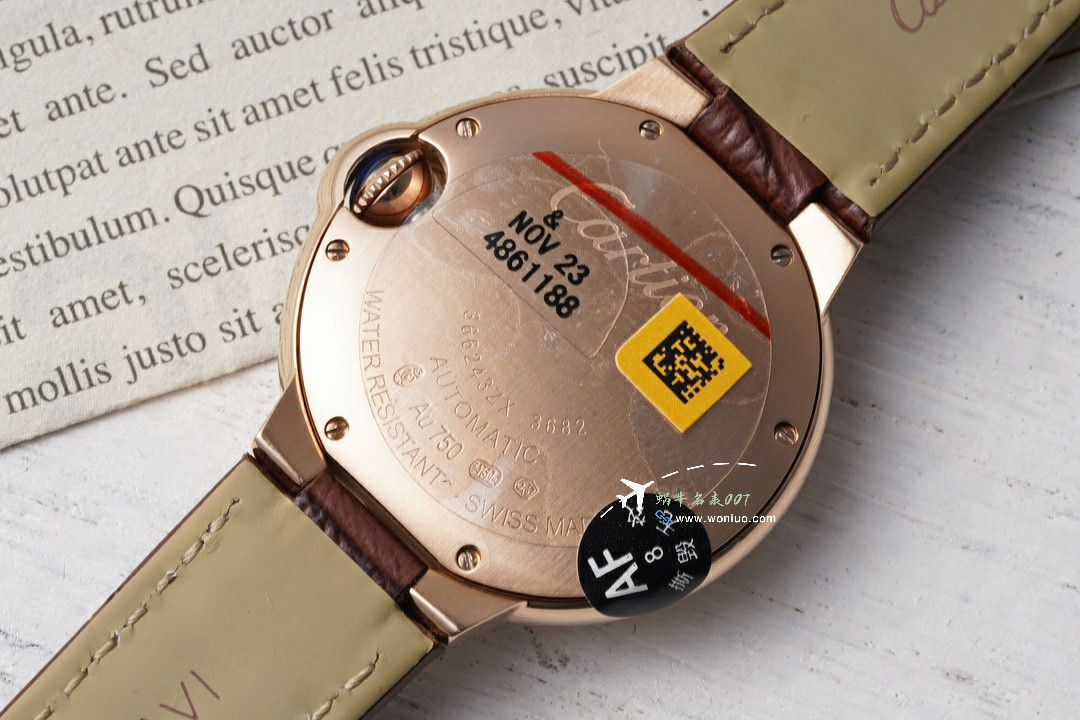 AF Cartier blue balloons 33  mm 性价比NH05 movement  / K352