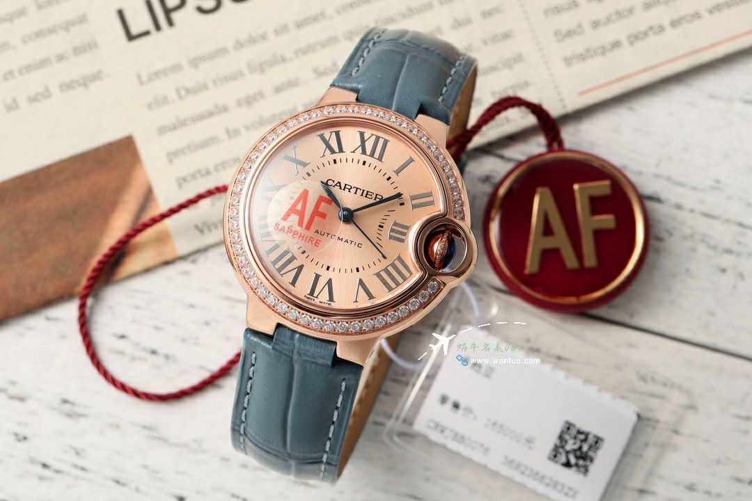 AF Cartier blue balloons 33  mm 性价比NH05 movement  / K352