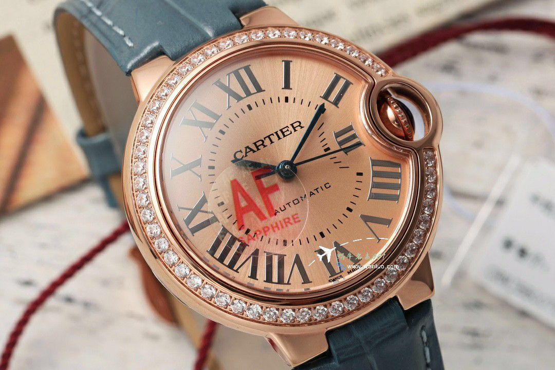 AF Cartier blue balloons 33  mm 性价比NH05 movement  / K352