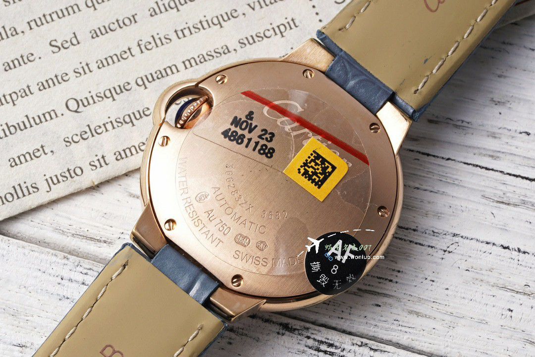 AF Cartier blue balloons 33  mm 性价比NH05 movement  / K352