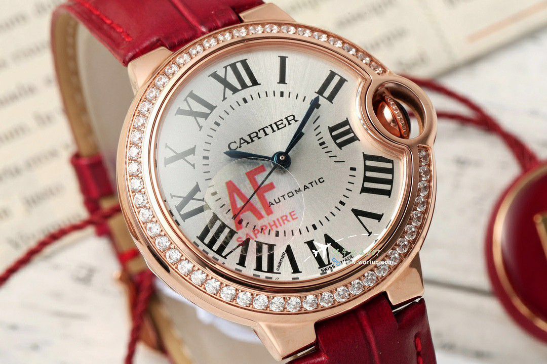 AF Cartier blue balloons 33  mm 性价比NH05 movement  / K352