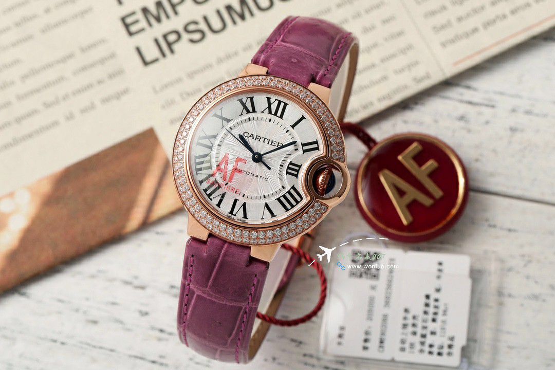 AF Cartier blue balloons 33  mm 性价比NH05 movement  / K352