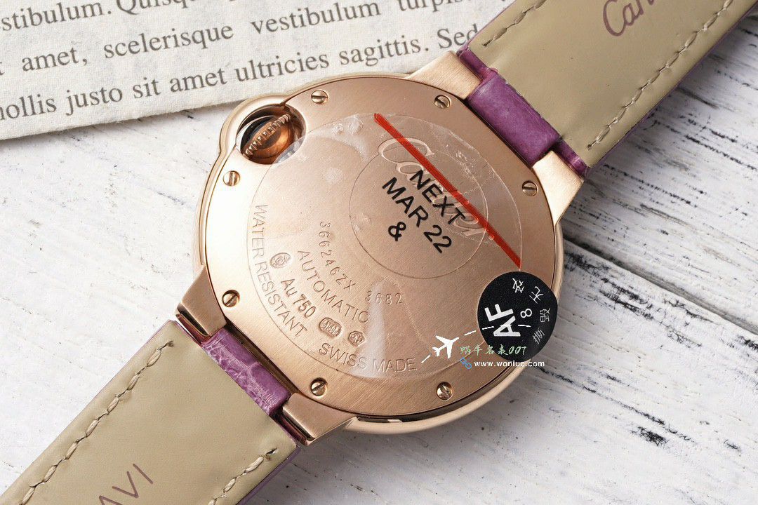 AF Cartier blue balloons 33  mm 性价比NH05 movement  / K352