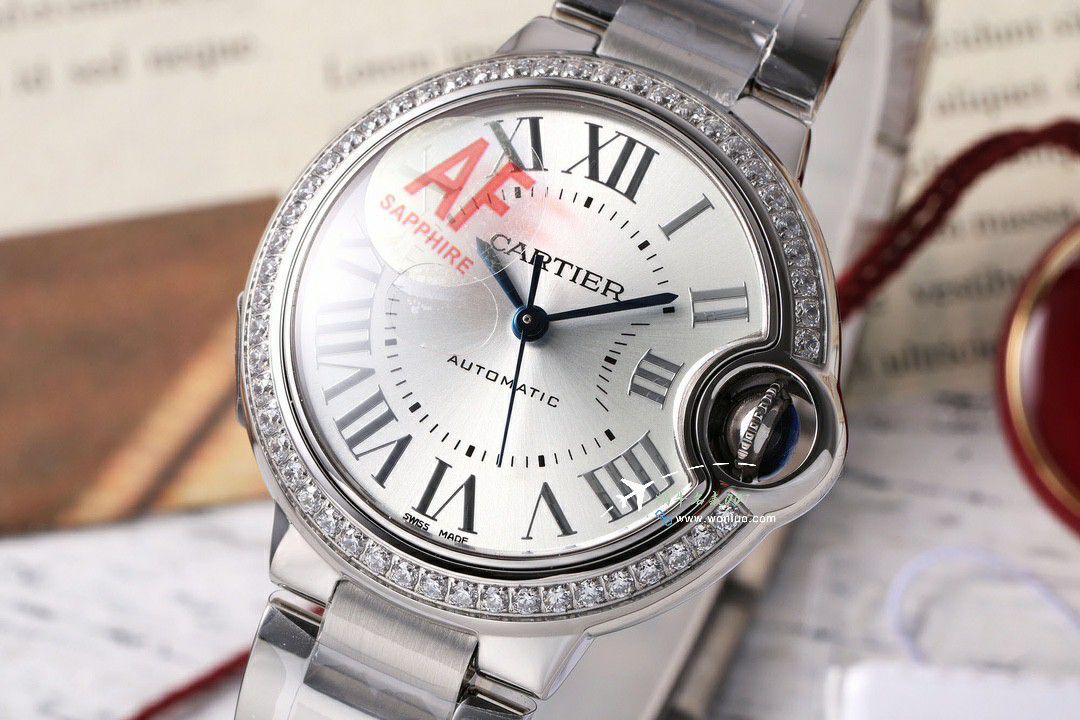 AF Cartier blue balloons 33  mm 性价比NH05 movement  / K352