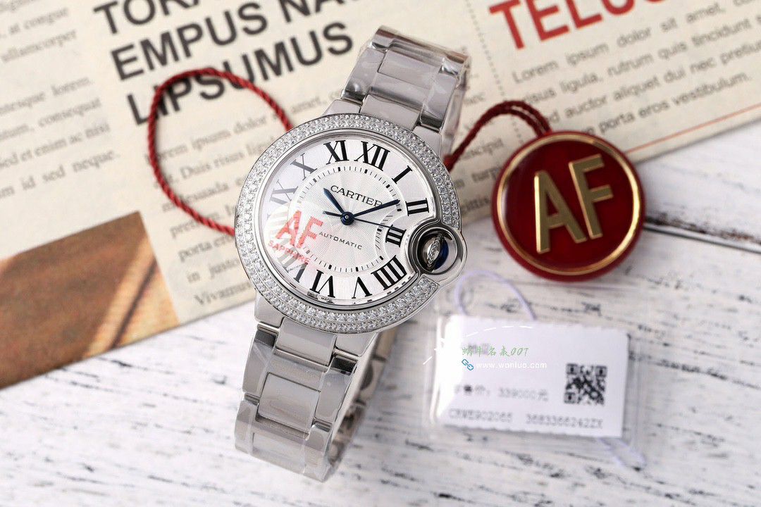 AF Cartier blue balloons 33  mm 性价比NH05 movement  / K352