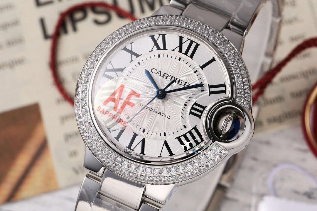 AF Cartier blue balloons 33  mm 性价比NH05 movement  / K352