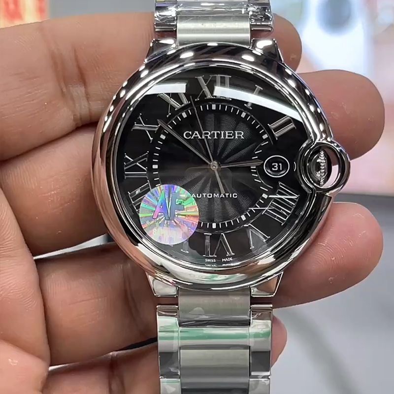 AF Cartier blue balloons42mm men 装TOP clone watchW6920042 watches 