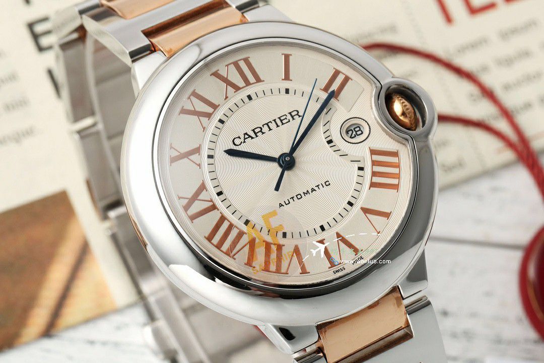 AF Cartier blue balloons42mm men 装TOP clone watchW6920042 watches  / K355