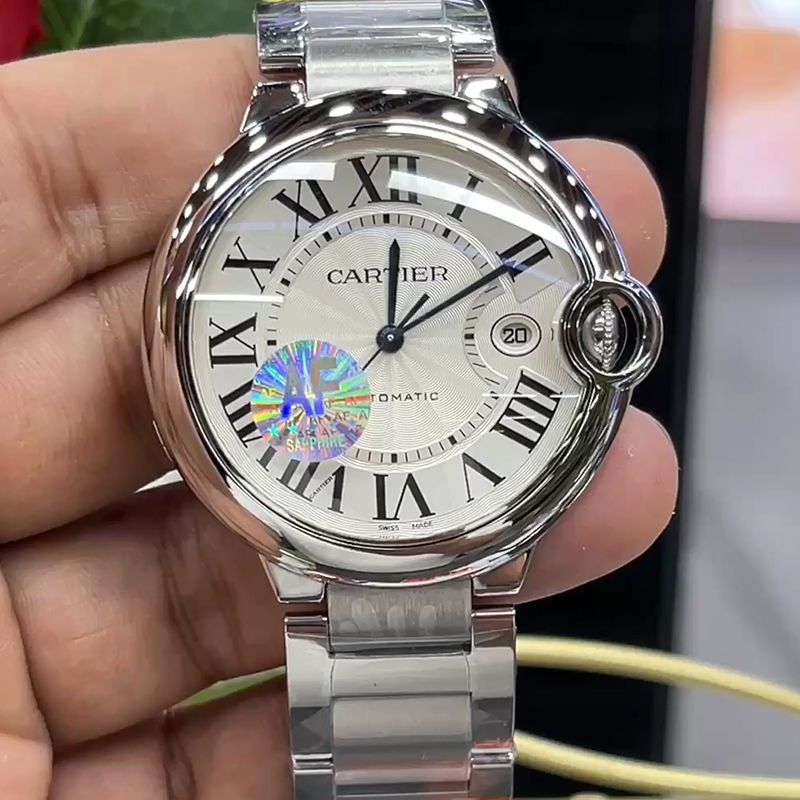 AF Cartier blue balloons men  42   mm 100% clone watch WSBB0049 watches 