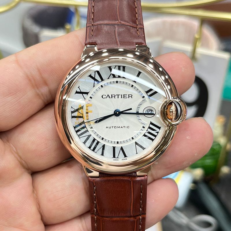AF Cartier blue balloons men style 42mm the best  clone watchWGBB0030 watches 