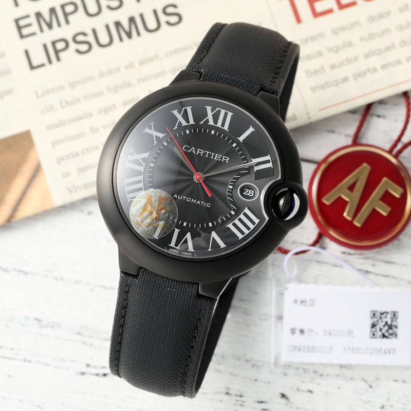 AF Cartier blue balloons men 42mm  super  clone watch WSBB0015 watches 