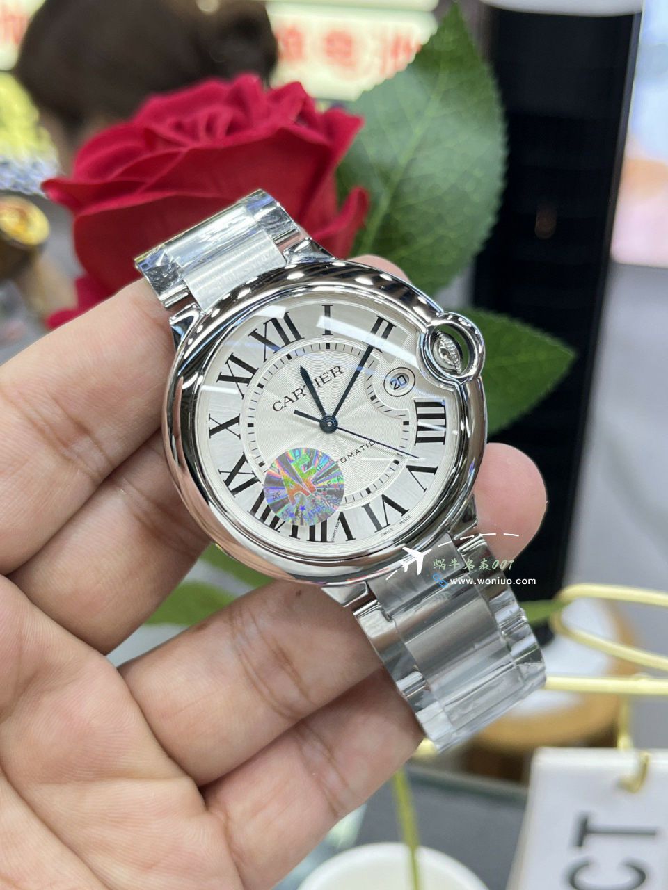 AFTOP clone Cartier blue balloons42MM men style WSBB0003 watches  / K359