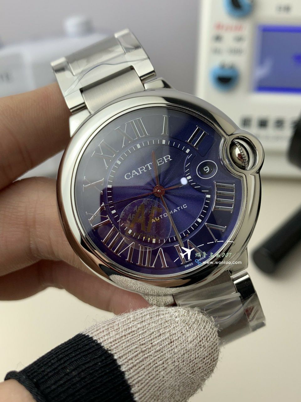 AFTOP clone Cartier blue balloons42MM men style WSBB0003 watches  / K359