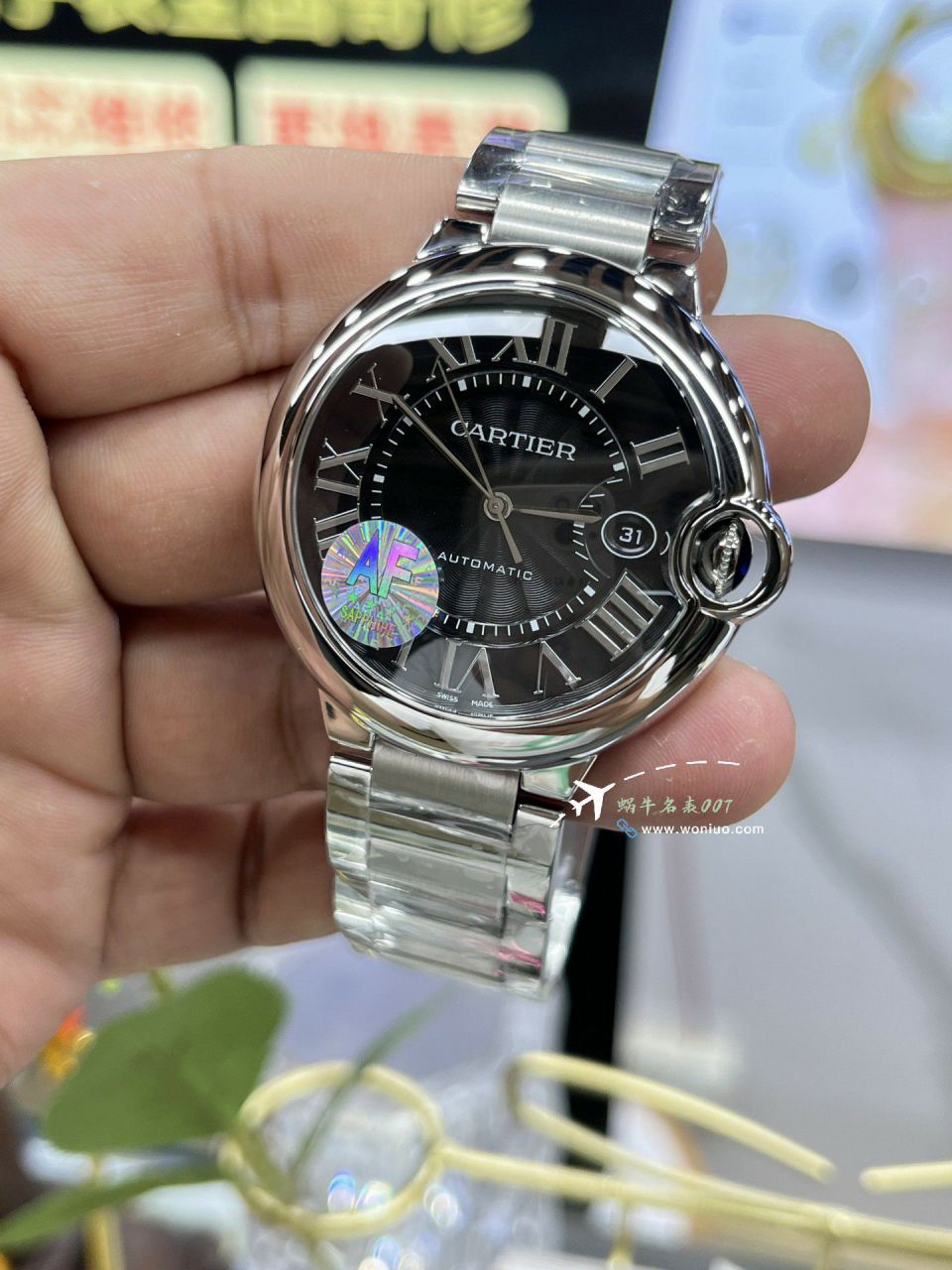 AFTOP clone Cartier blue balloons42MM men style WSBB0003 watches  / K359