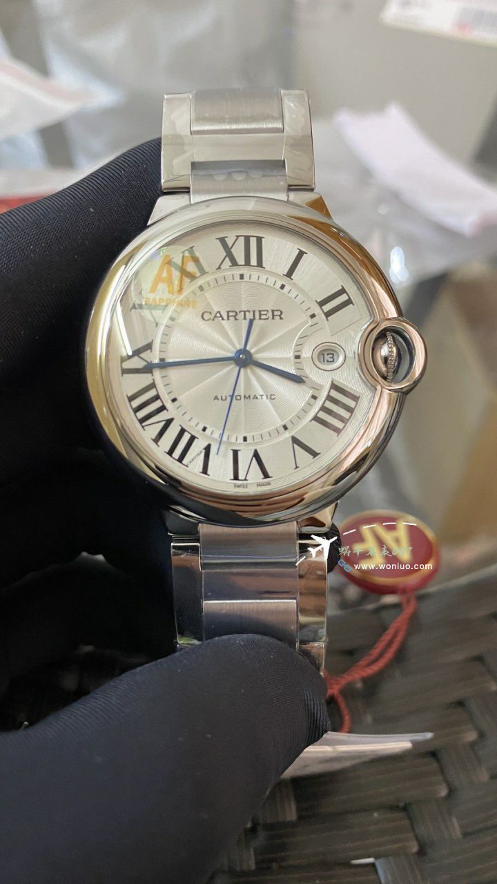 AF Factory Cartier blue balloons men  42 MM series  clone W6920095 watches  / K365