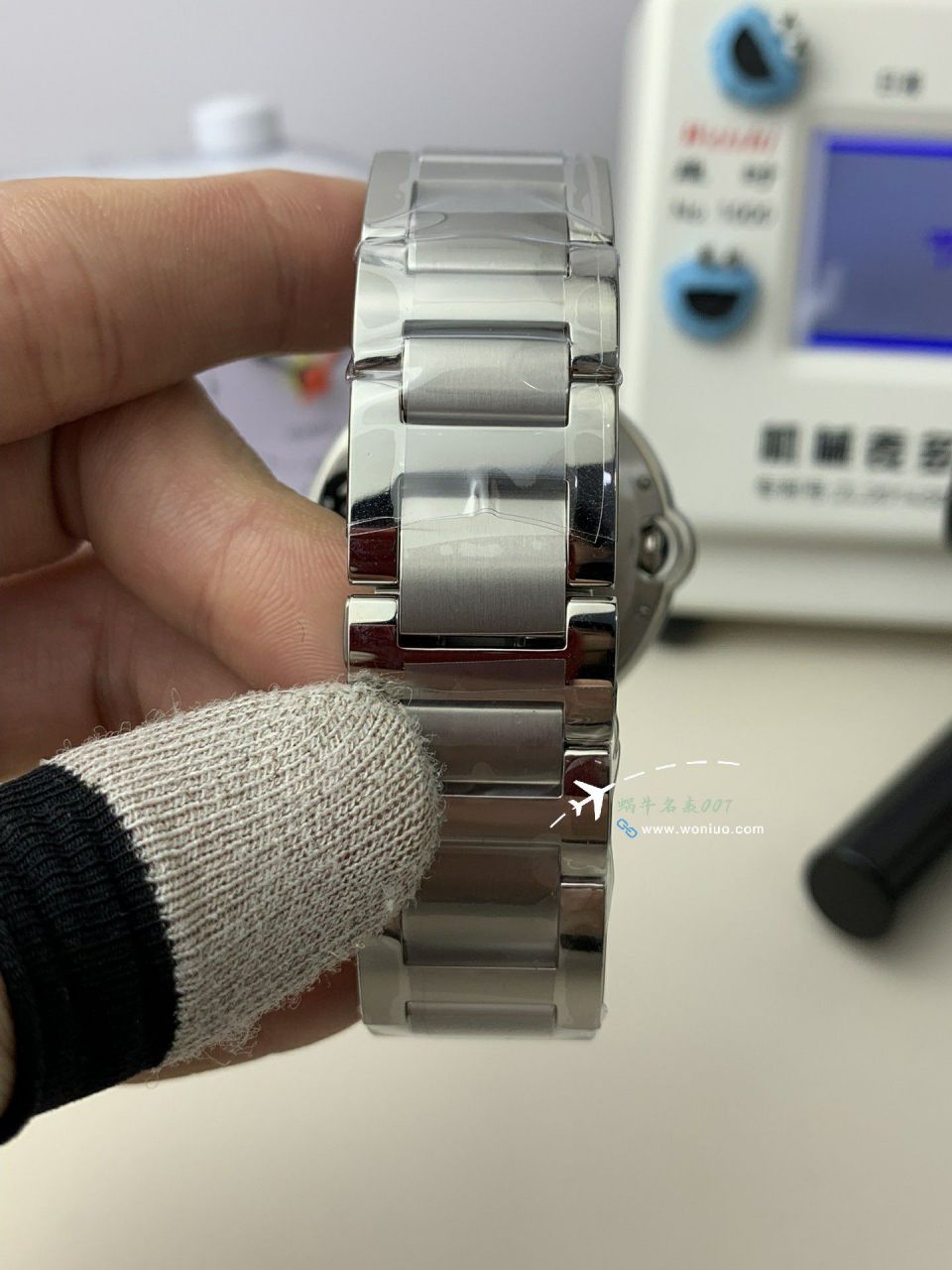 AF Cartier blue balloons men 42mm  super  clone watch WSBB0015 watches  / K362
