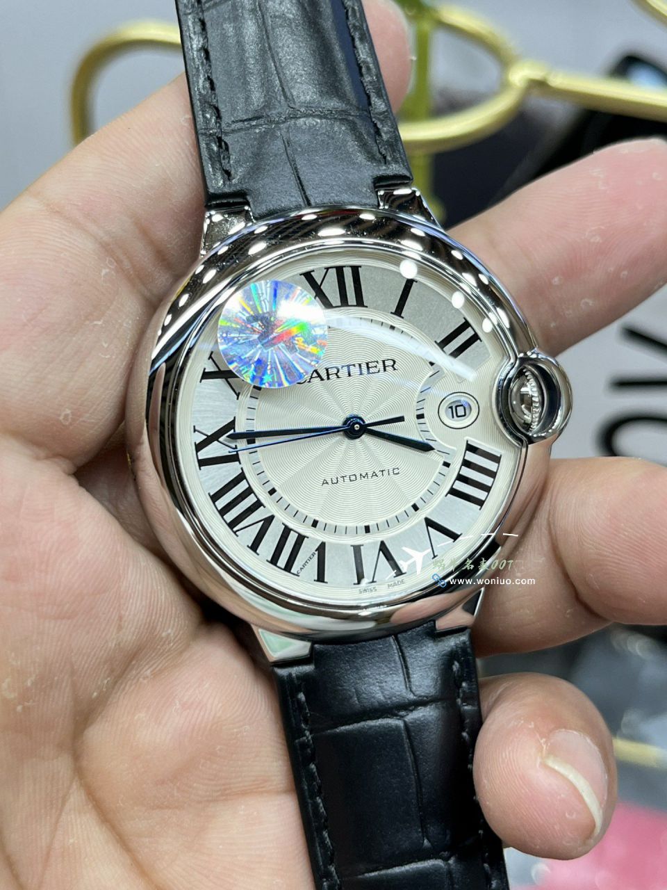 AF Cartier blue balloons men 42mm  super  clone watch WSBB0015 watches  / K362