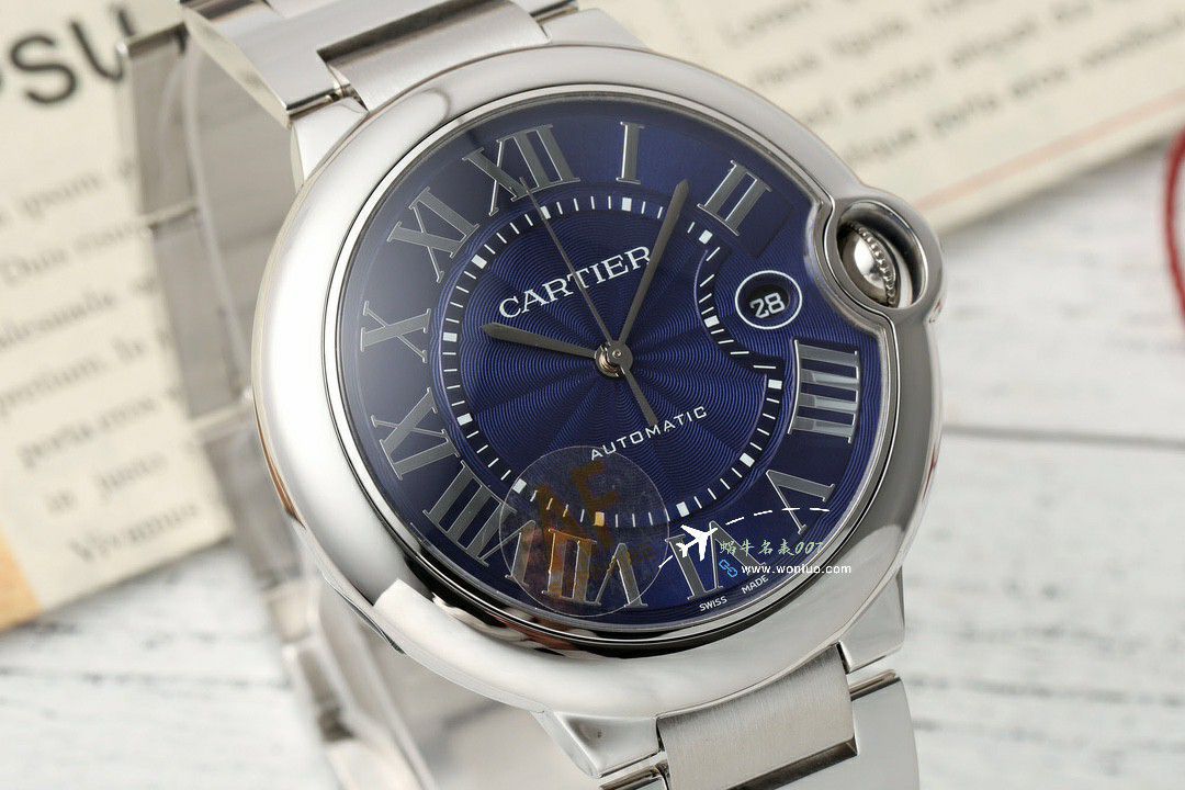 AFTOP clone Cartier blue balloons42MM men style WSBB0003 watches  / K359