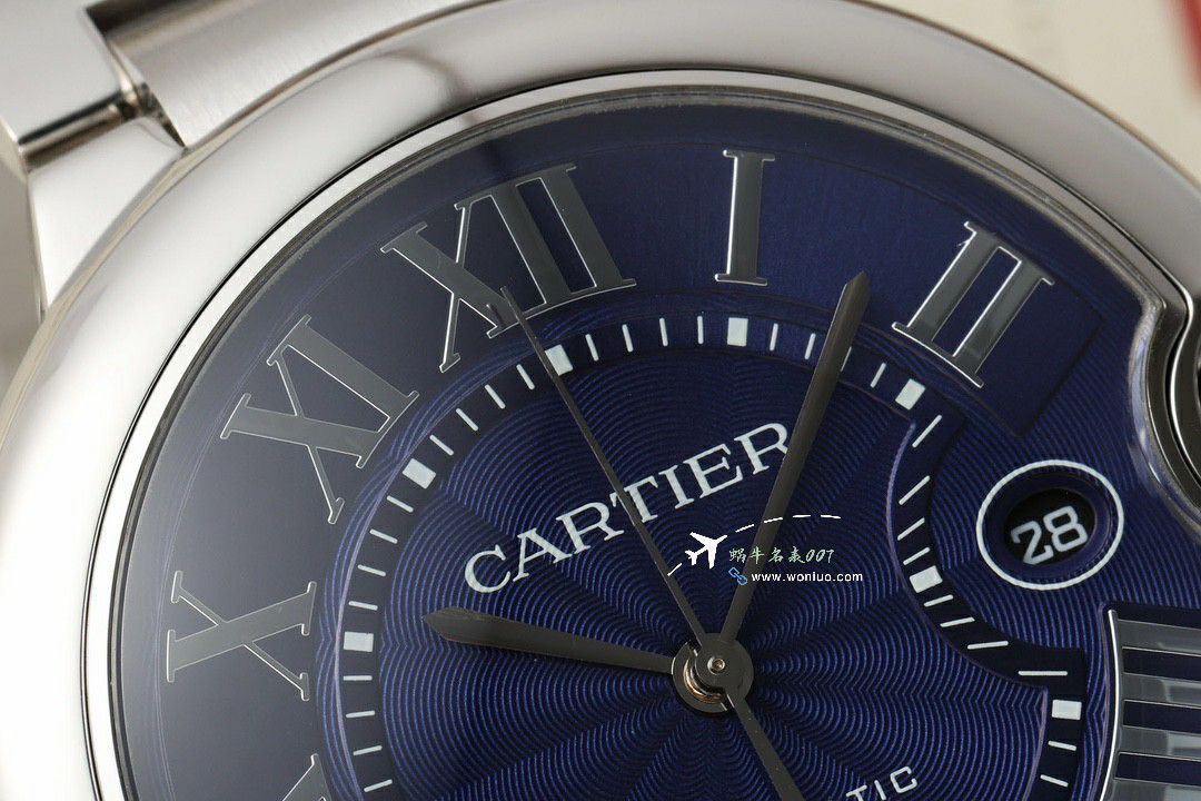 AF Cartier blue balloons men 42mm  super  clone watch WSBB0015 watches  / K362