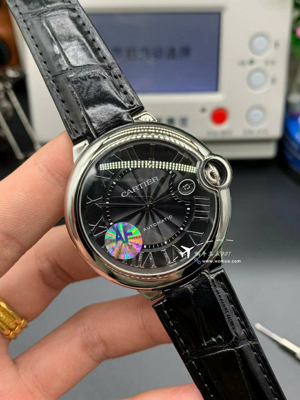 AF Factory best clone Cartier blue balloons42mm men style  series W2BB0031 watches  / K360