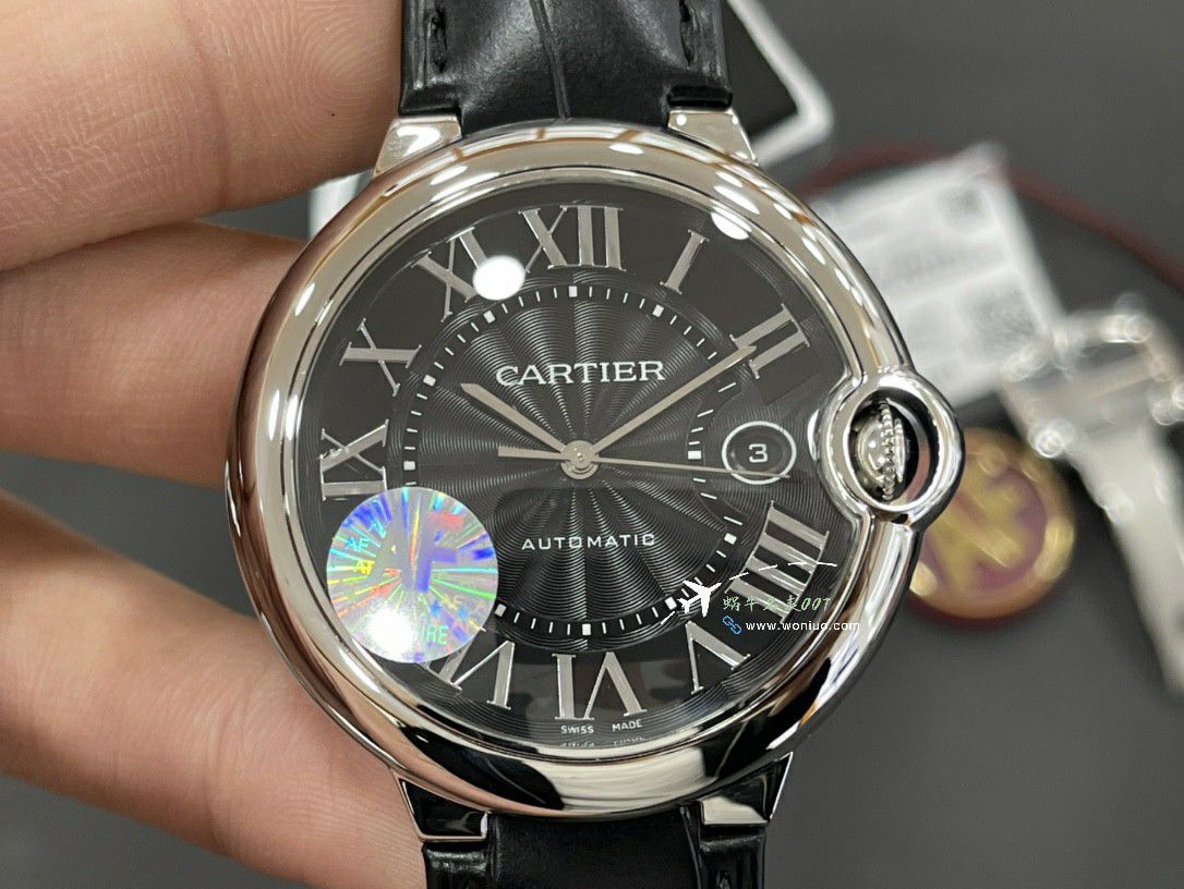 AF Cartier blue balloons men 42mm  super  clone watch WSBB0015 watches  / K362
