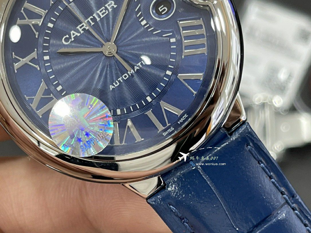 AF Factory Cartier blue balloons42MM men 装 clone watchWGBB0036 watches  / K361