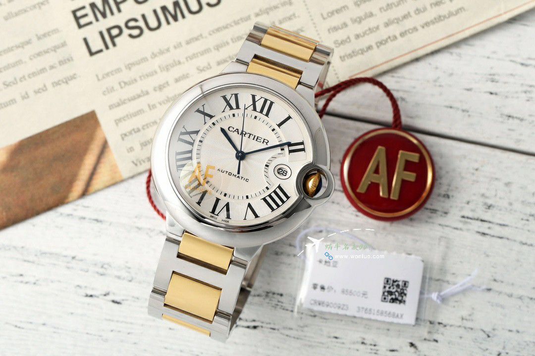 AF Factory Cartier blue balloons42MM men 装 clone watchWGBB0036 watches  / K361