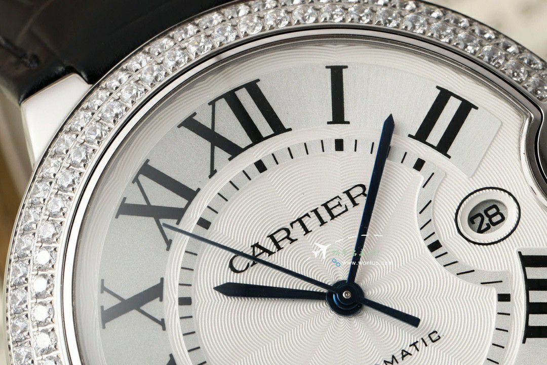 AF Cartier blue balloons men style 42mm clone WE9009Z3 watches  / K363