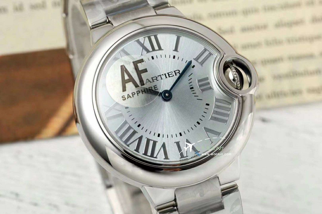 AF Cartier blue balloons 33mm quartz movement  lady  watch100% clone W6920084，WSBB0034，W6920086 watches  / K366