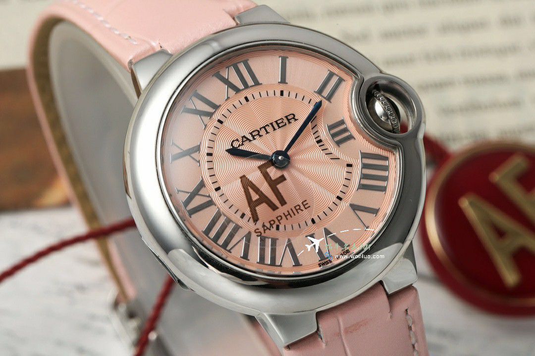AF Cartier blue balloons 33mm quartz movement  lady  watch100% clone W6920084，WSBB0034，W6920086 watches  / K366