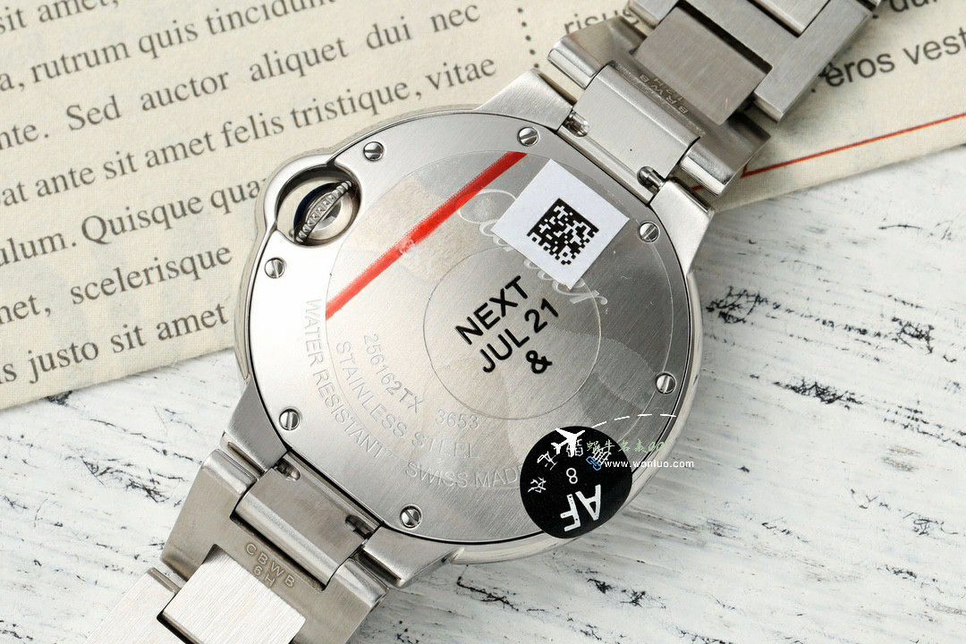 AF Cartier blue balloons 33mm quartz movement  lady  watch100% clone W6920084，WSBB0034，W6920086 watches  / K366