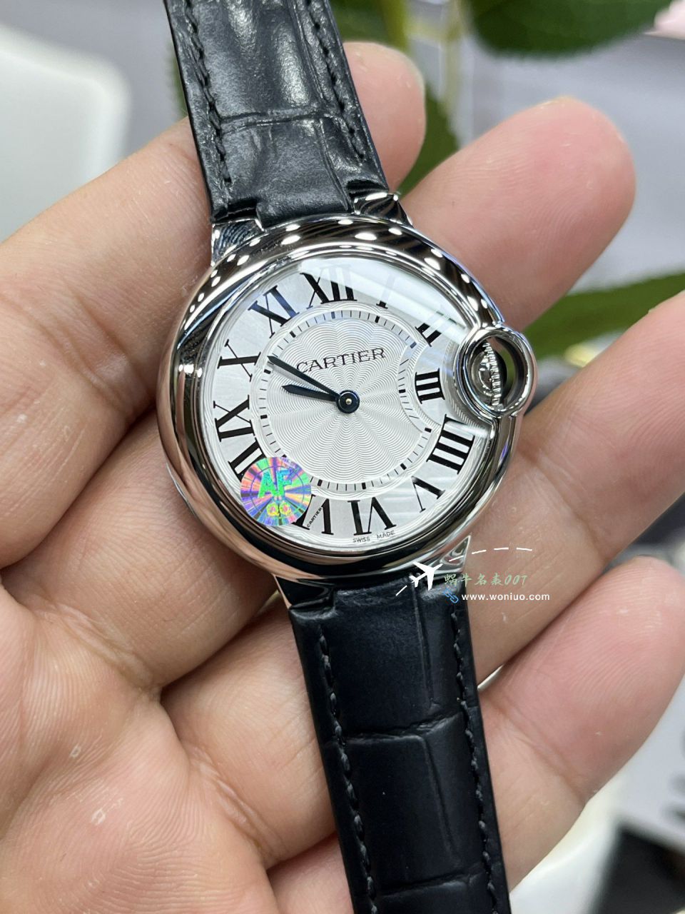 AF Cartier blue balloons 33mm quartz movement  lady  watch100% clone W6920084，WSBB0034，W6920086 watches  / K366
