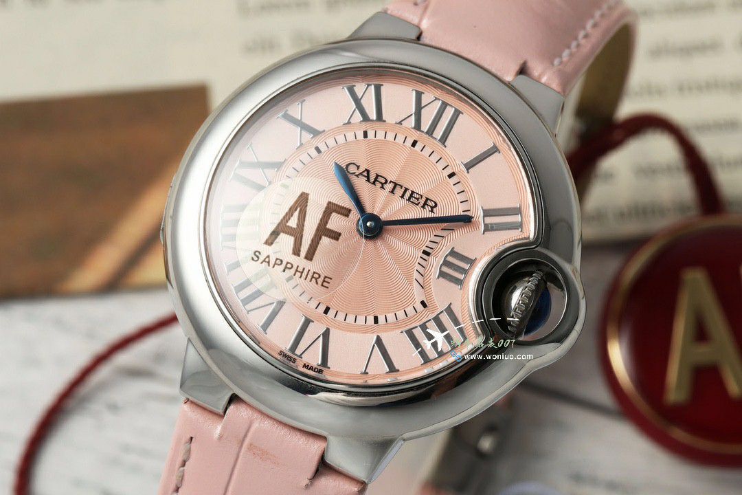 AF Factory Cartier blue balloons  Women  quartz movement 33mm watch / K368