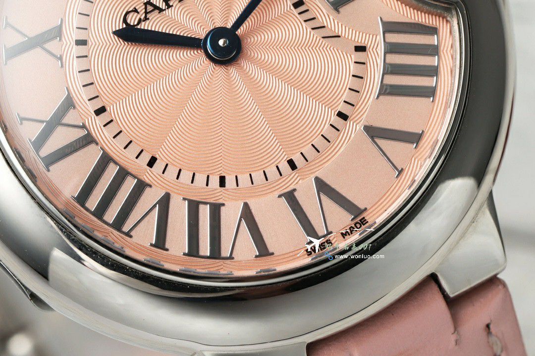AF Cartier blue balloons 33mm quartz movement  clone   Women  watch series WSBB0047 watches  / K367