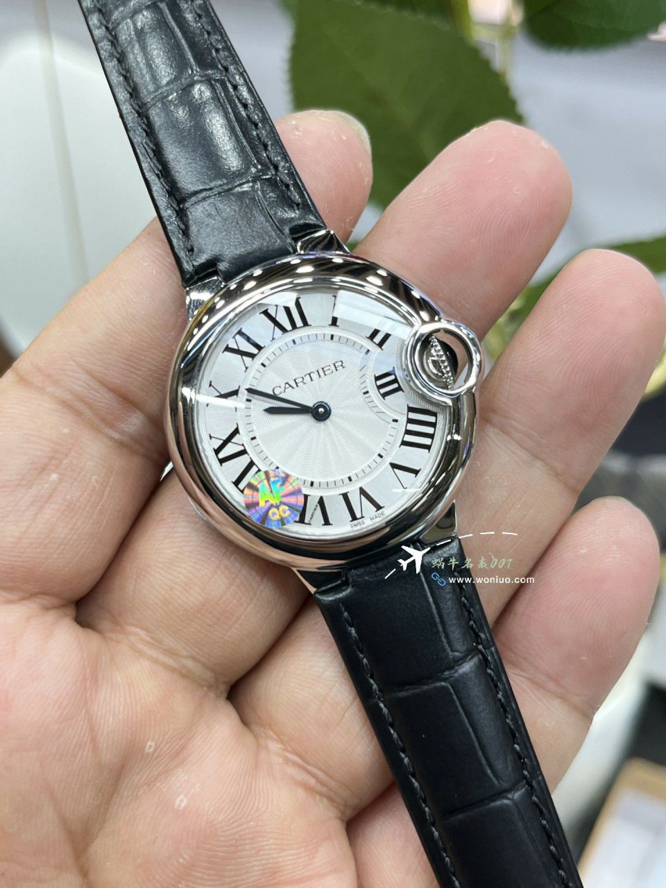 AF Cartier blue balloons 33mm quartz movement  clone   Women  watch series WSBB0047 watches  / K367