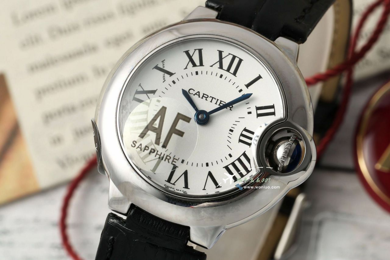 AF Cartier blue balloons women  28  mm TOP clone watchW4BB0015，W4BB0029 watches  / K370