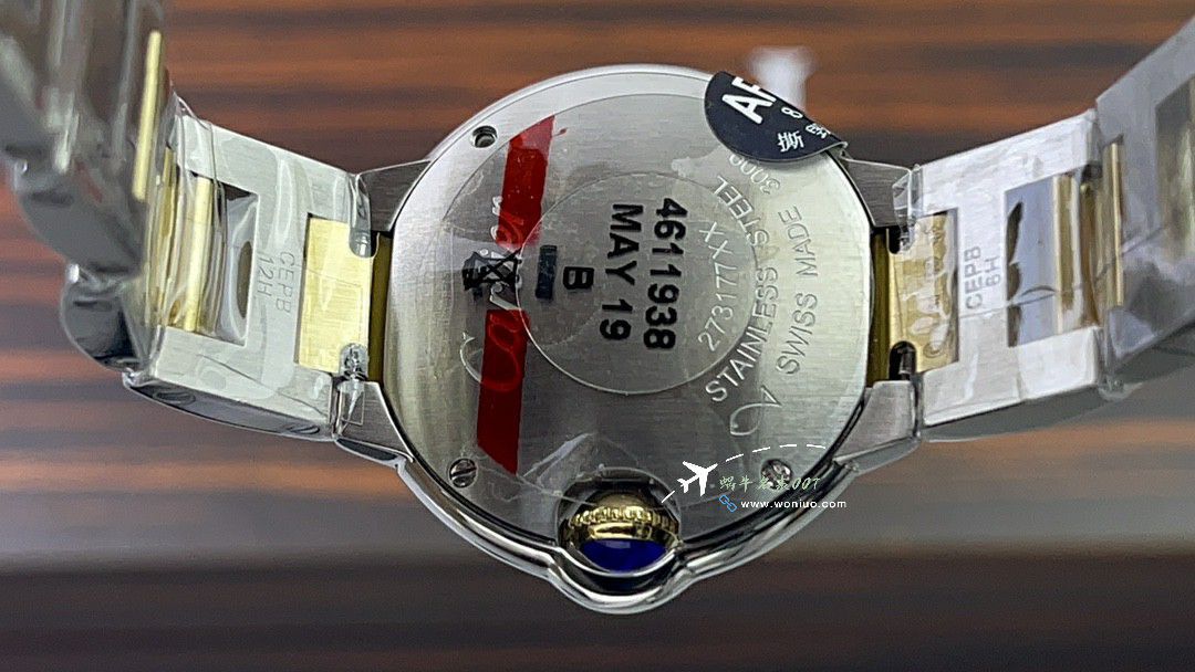AF Cartier blue balloons women  28  mm TOP clone watchW4BB0015，W4BB0029 watches  / K370