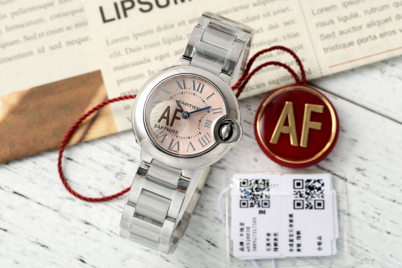 AF Cartier blue balloons Women watch28 quartz movement 100% clone watch WSBB0067 watches  / K371