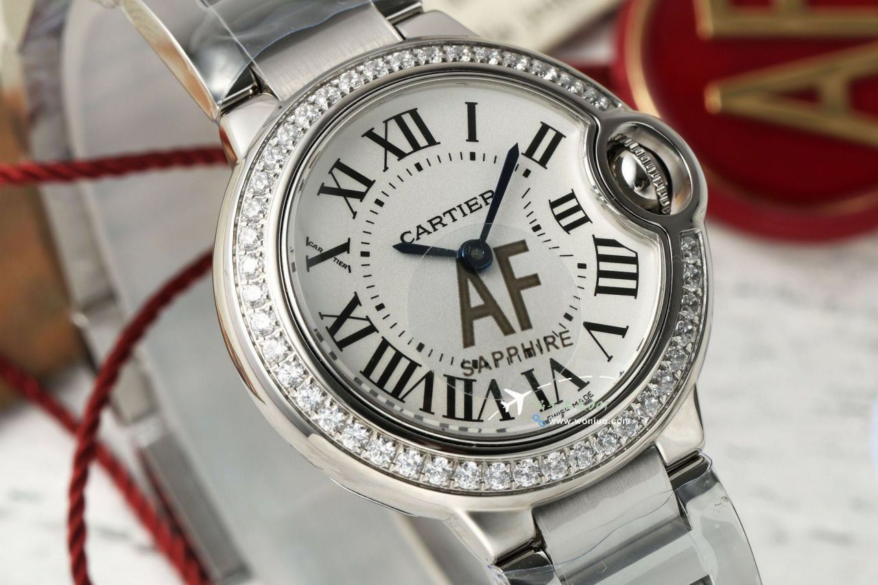 AF Cartier blue balloons Women watch28 quartz movement 100% clone watch WSBB0067 watches  / K371