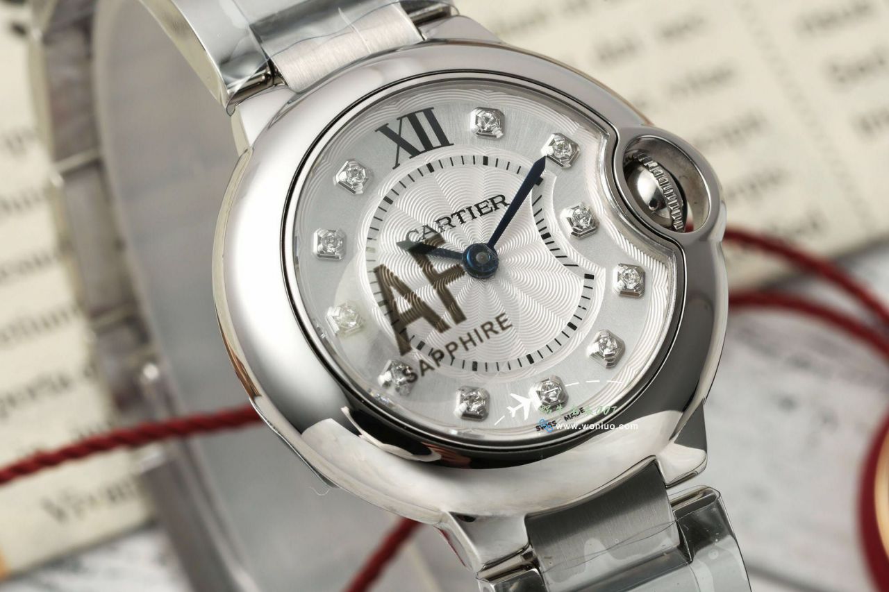 AF Cartier blue balloons Women watch28 quartz movement 100% clone watch WSBB0067 watches  / K371