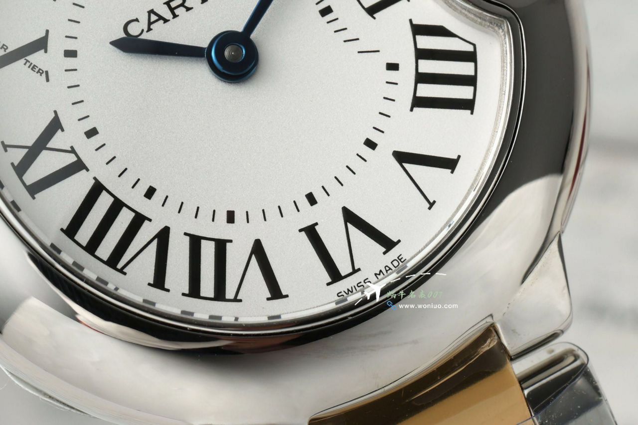 AF  clone  Women watchCartier blue balloons28mm series W6920038 watch / K372