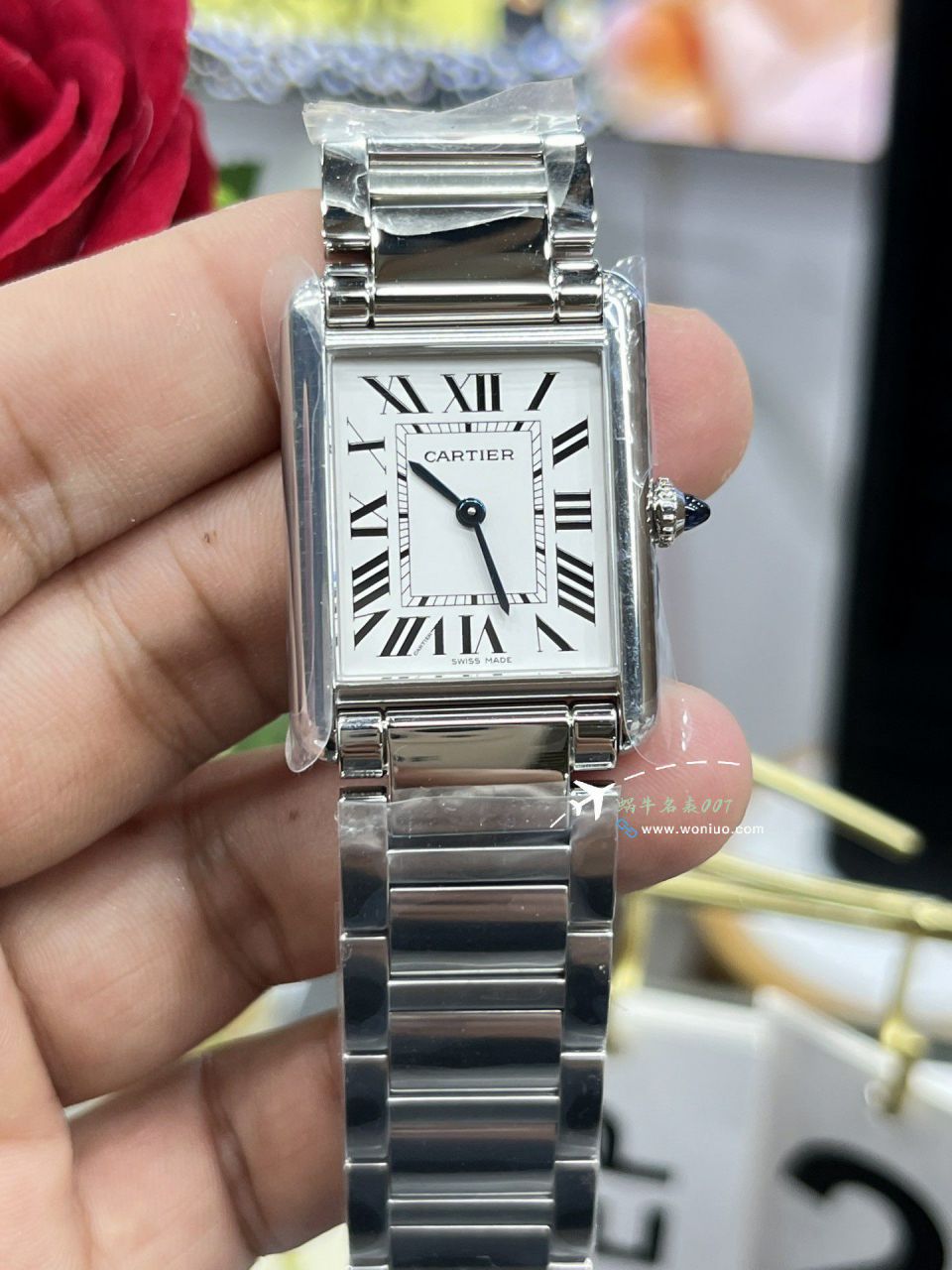 AF Factory CartierTOP clone   Tank   watch set W5200028，WSTA0052，WGTA0062 / K375