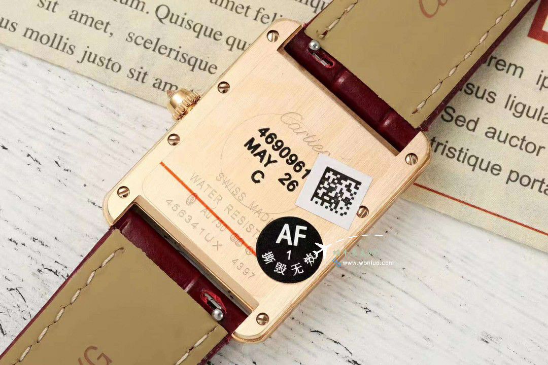 AF Factory CartierTOP clone   Tank   watch set W5200028，WSTA0052，WGTA0062 / K375
