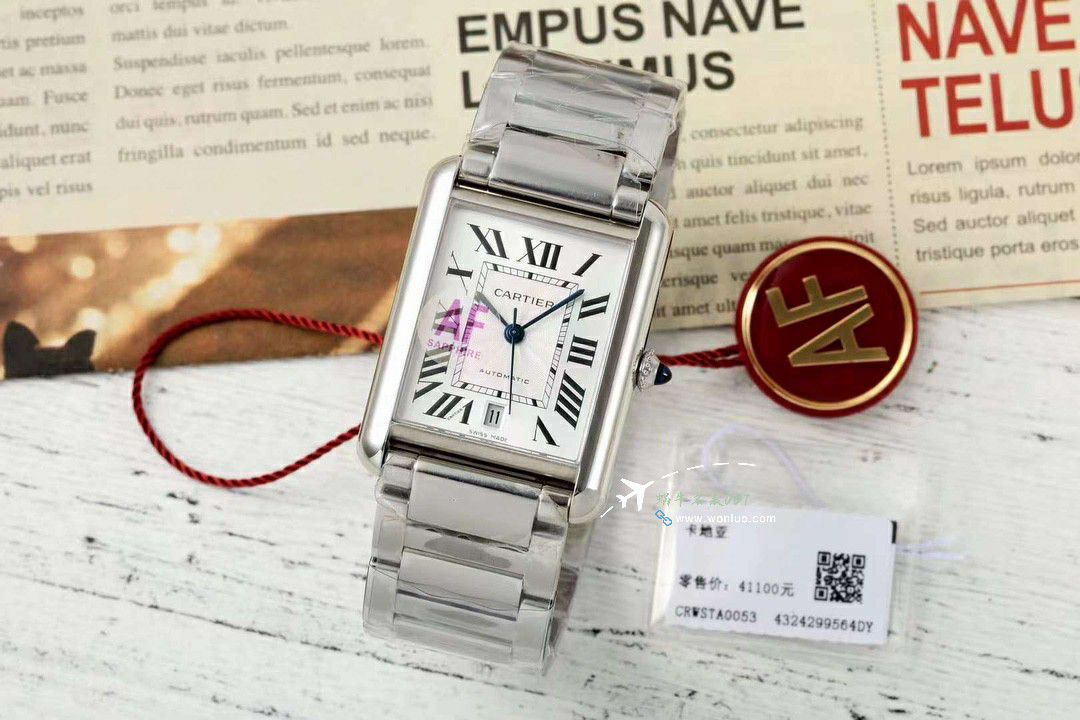 AF Factory CartierTOP clone   Tank   watch set W5200028，WSTA0052，WGTA0062 / K375