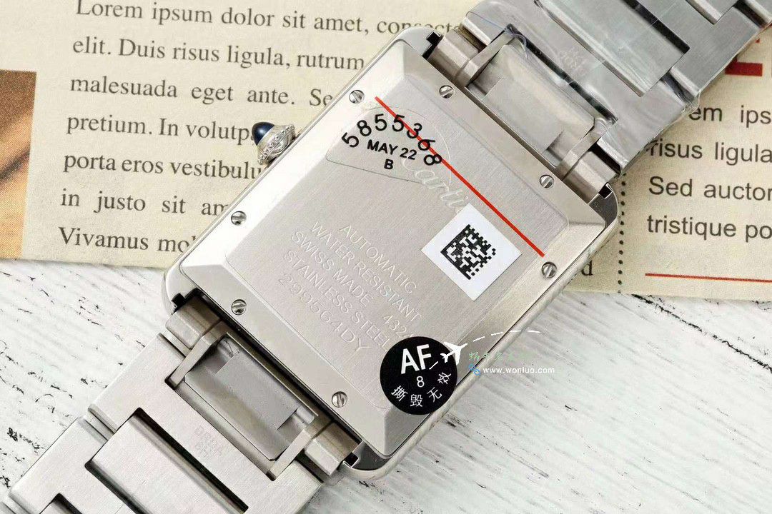AF Factory CartierTOP clone   Tank   watch set W5200028，WSTA0052，WGTA0062 / K375
