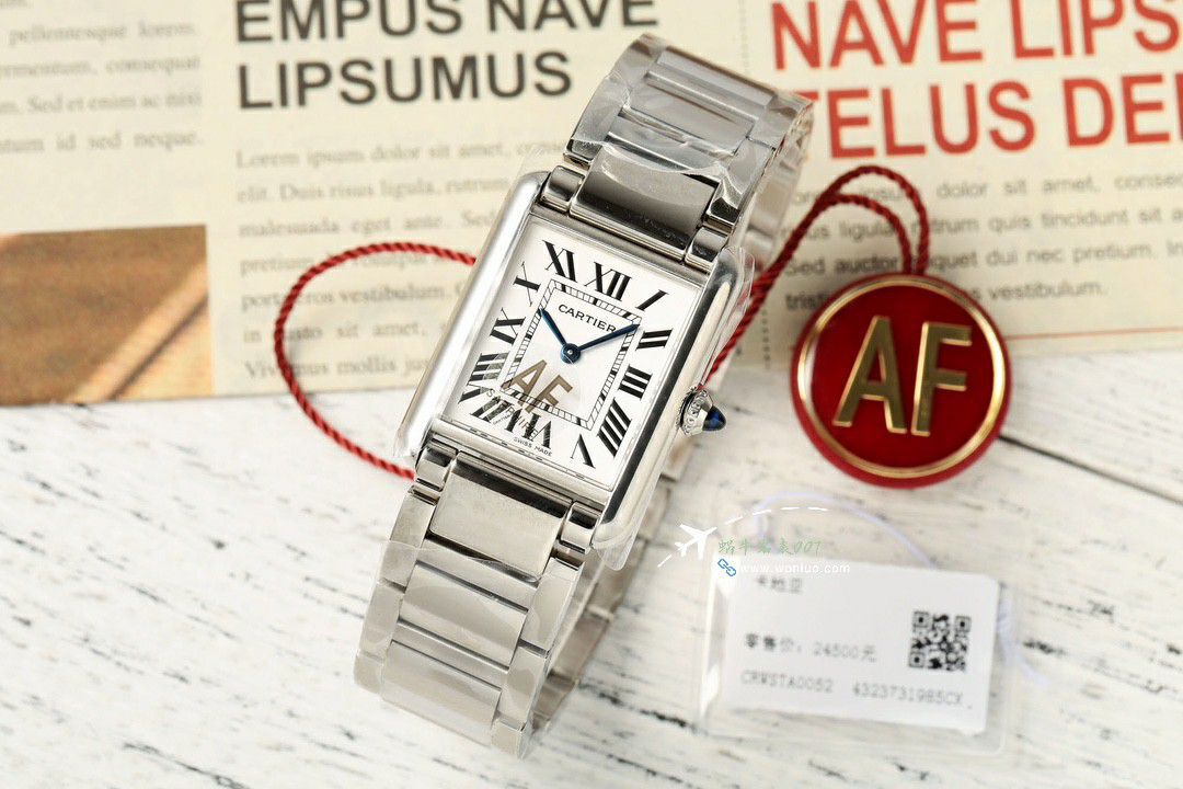 AF Factory CartierTOP clone   Tank   watch set W5200028，WSTA0052，WGTA0062 / K375